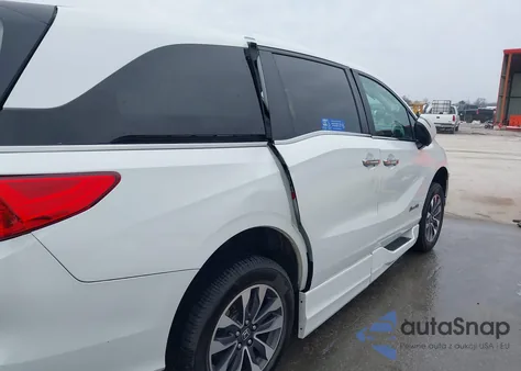 2022 Honda Odyssey Ex-L z USA, uszkodzony, nr VIN 5FNRL6H77NB033105